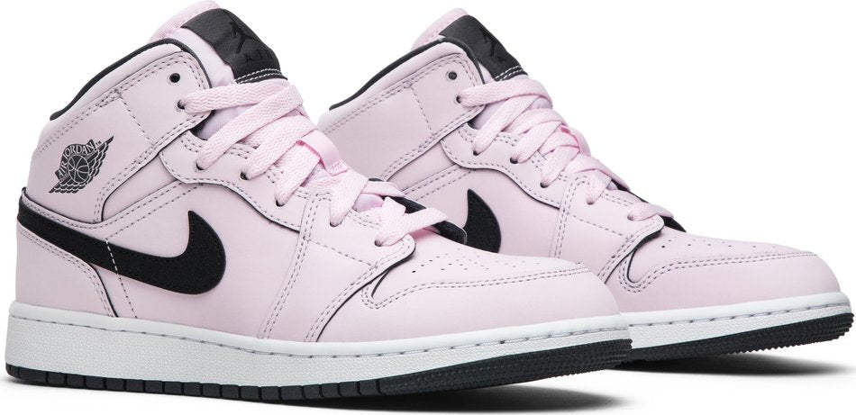 Air Jordan 1 Mid GS  Pink Foam  555112-601