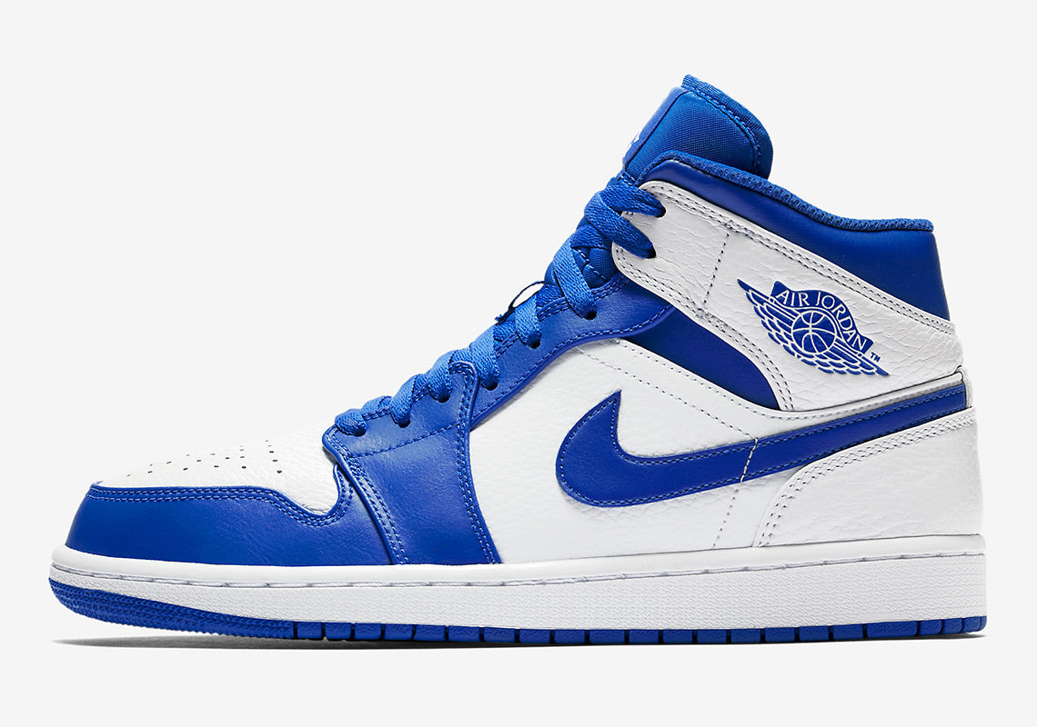 Air Jordan 1 Mid  Hyper Royal  554724-114