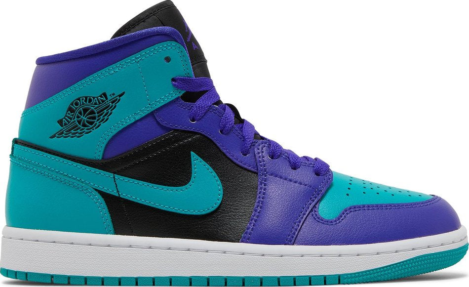 Wmns Air Jordan 1 Mid  Black Grape  BQ6472-502