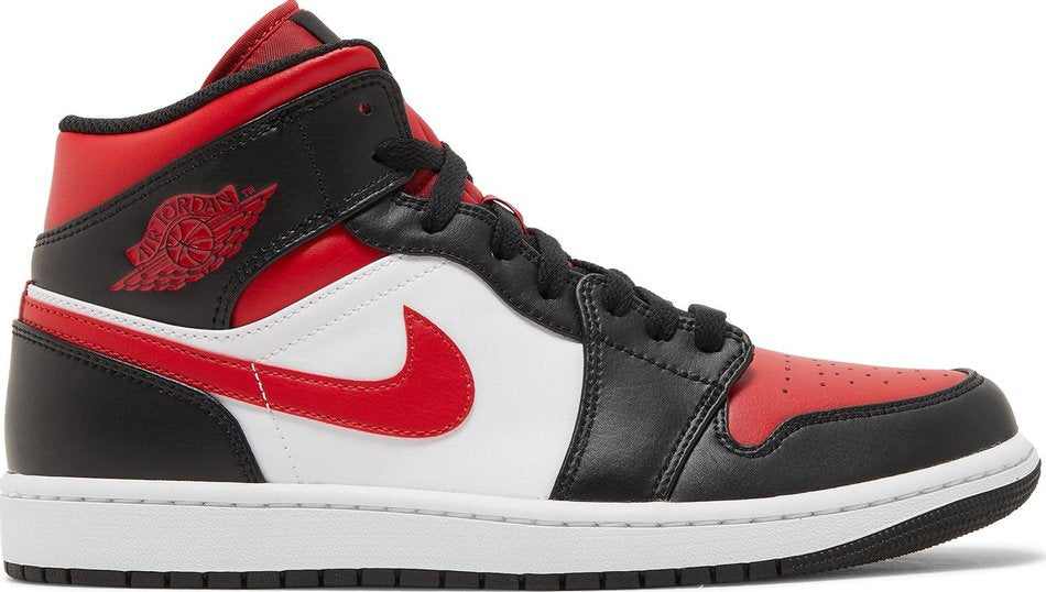 Air Jordan 1 Mid  Bred Toe  554724-079