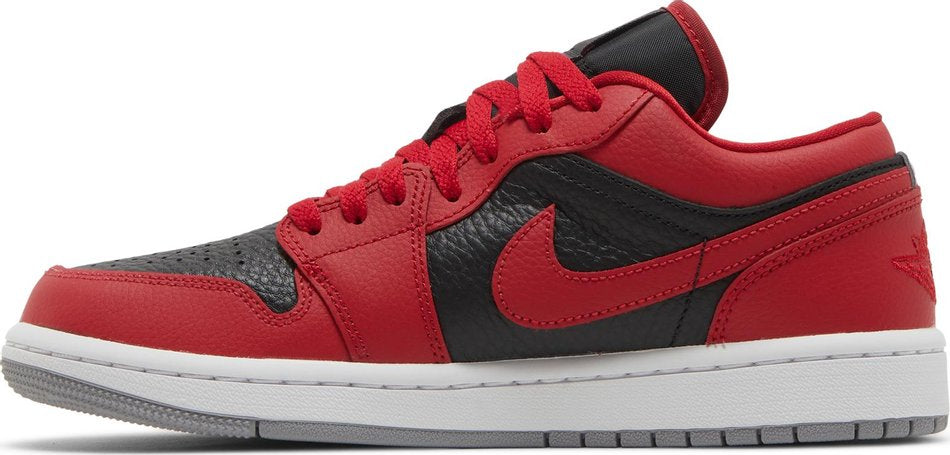 Wmns Air Jordan 1 Low SE  Split   Gym Red Cement Grey  DR0502-600