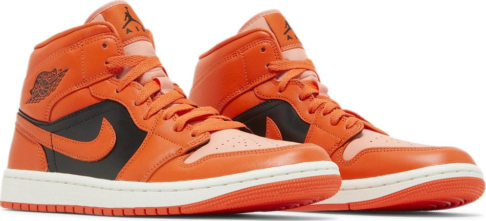 Wmns Air Jordan 1 Mid SE  Rush Orange  DM3381-600