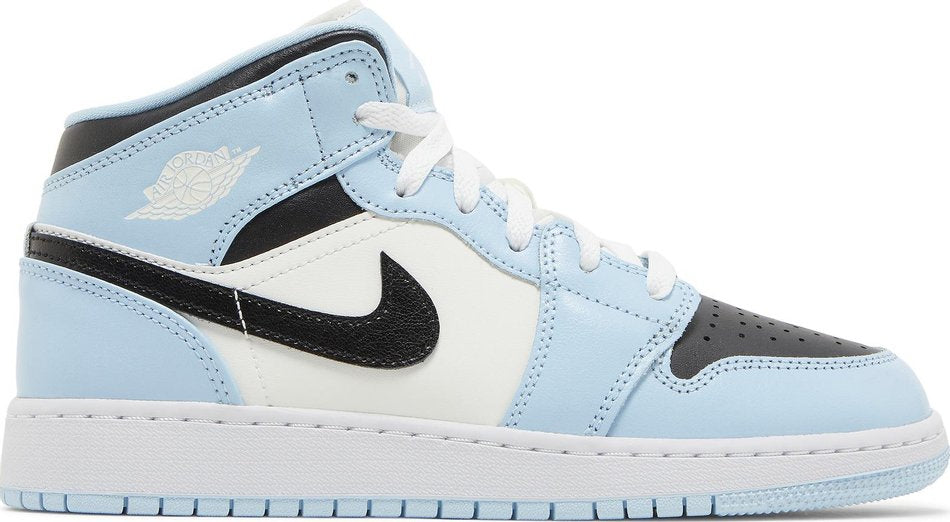 Air Jordan 1 Mid GS  Ice Blue  555112-401