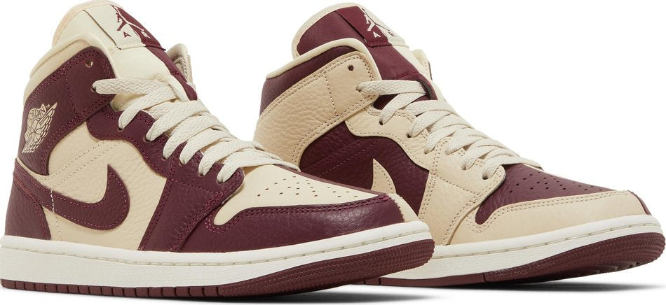 Wmns Air Jordan 1 Mid SE  Split   Beach Cherrywood  DR0501-200