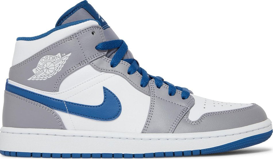 Air Jordan 1 Mid  Cement True Blue  DQ8426-014