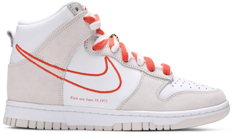 Wmns Dunk High SE  First Use Pack-White Orange  DH6758-100