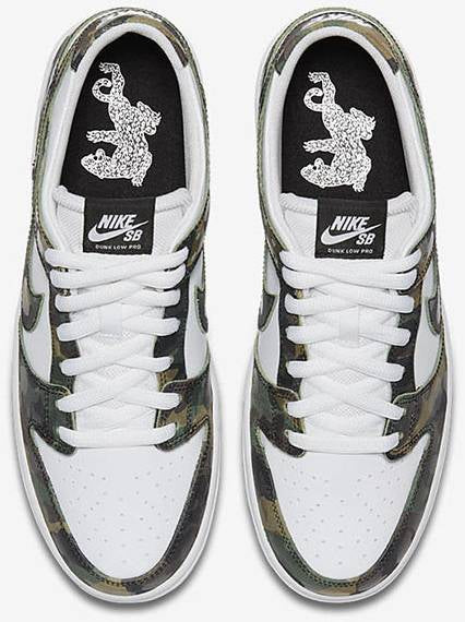 Zoom Dunk Low Pro SB  Camo  854866-331