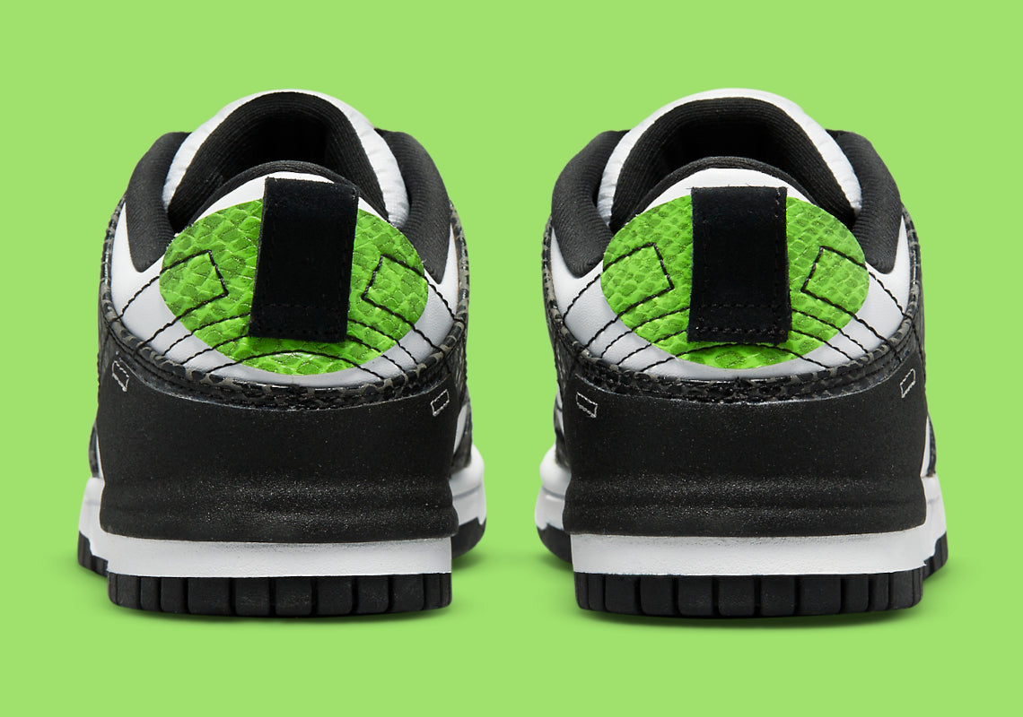 Wmns Dunk Low Disrupt 2  Just Do It   Black Snakeskin  DV1490-161