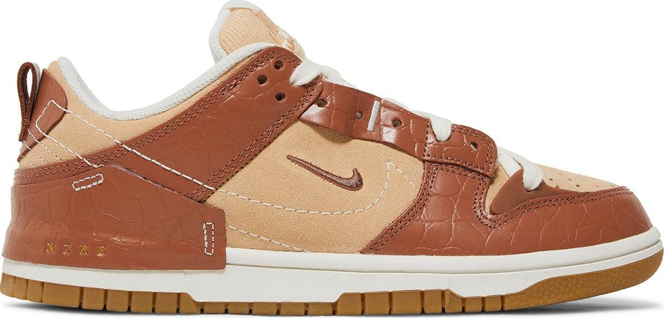 Wmns Dunk Low Disrupt 2  Brown Crocodile  DV1026-215