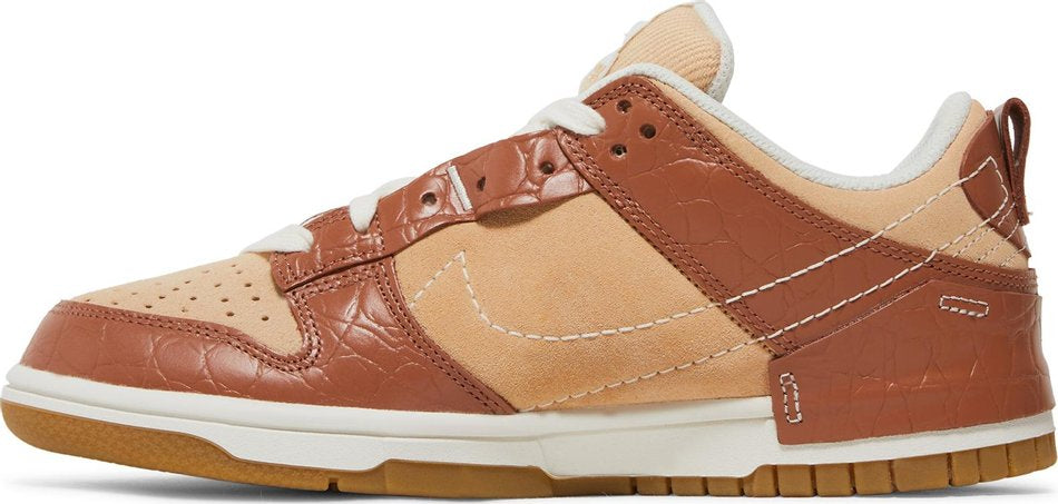 Wmns Dunk Low Disrupt 2  Brown Crocodile  DV1026-215