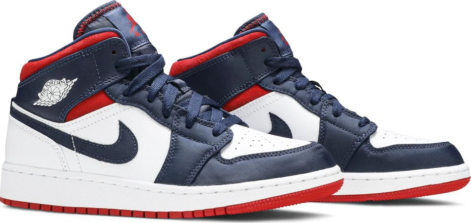 Air Jordan 1 Mid GS  USA Olympic  BQ6931-104