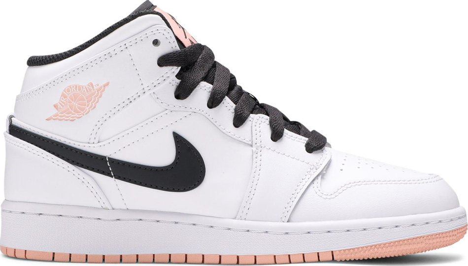 Air Jordan 1 Mid GS  White Arctic Orange  554725-180