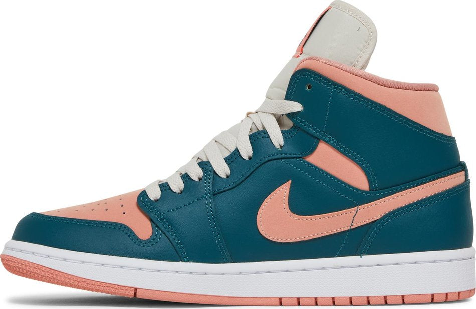 Wmns Air Jordan 1 Mid  Dark Teal Green  BQ6472-308