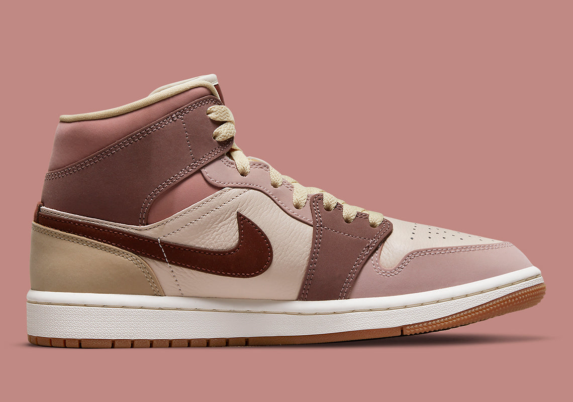 Wmns Air Jordan 1 Mid SE  Dark Pony Smoky Mauve  DO7440-821