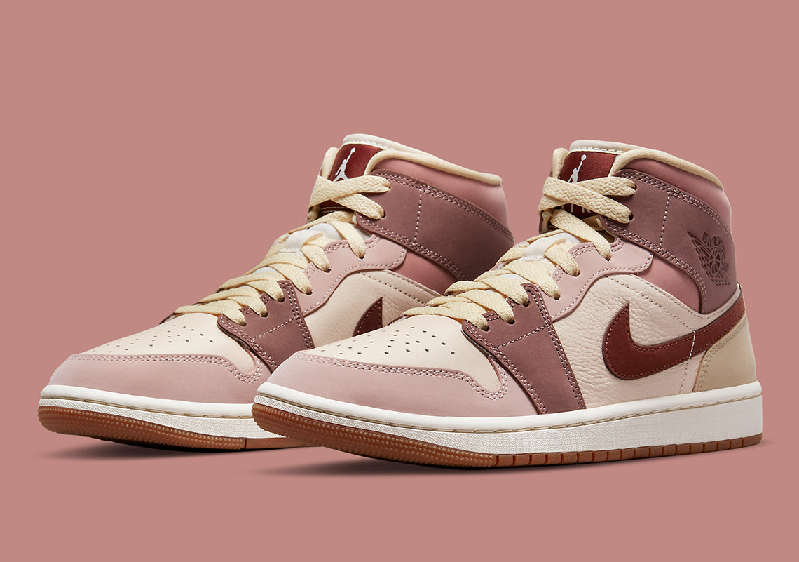 Wmns Air Jordan 1 Mid SE  Dark Pony Smoky Mauve  DO7440-821