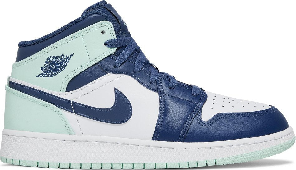 Air Jordan 1 Mid GS  Blue Mint  554725-413