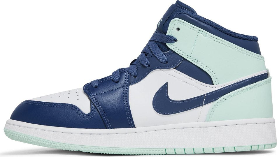 Air Jordan 1 Mid GS  Blue Mint  554725-413