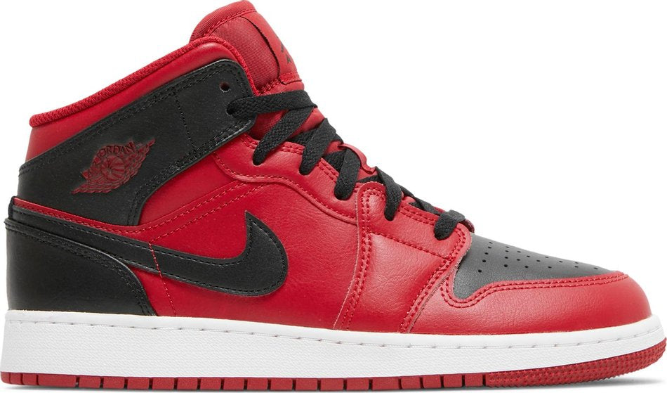 Air Jordan 1 Mid GS  Reverse Bred  554725-660