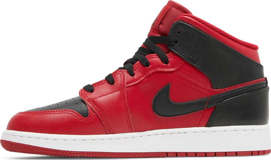 Air Jordan 1 Mid GS  Reverse Bred  554725-660