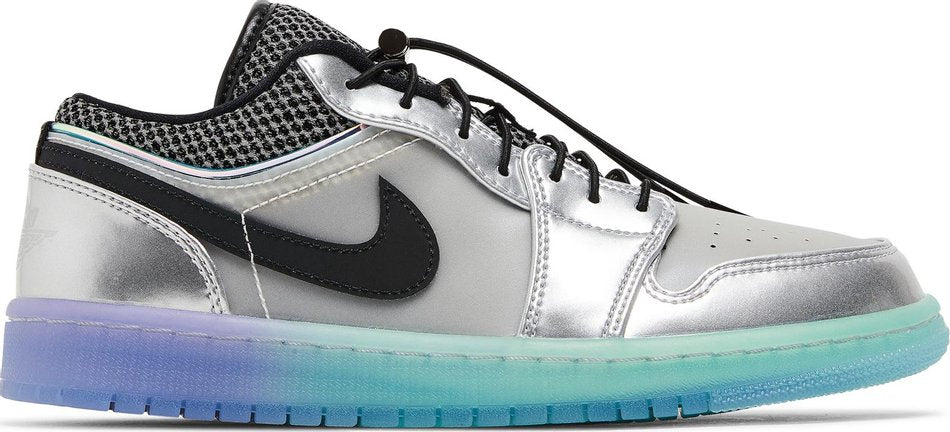 Wmns Air Jordan 1 Low SE  Metallic Silver Gradient  DJ5199-109