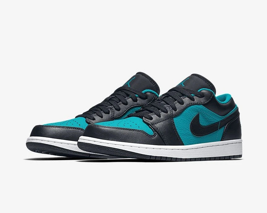 Air Jordan 1 Low LT Blue Black Green 553558-026