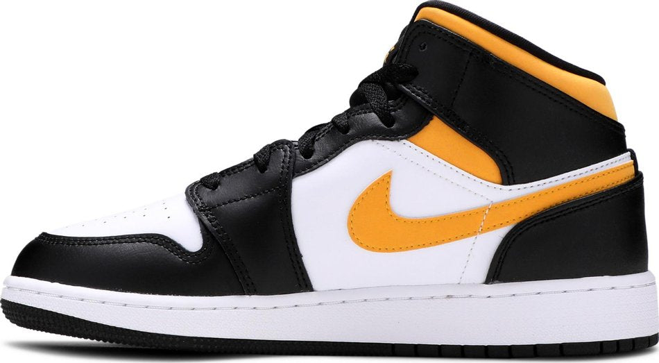 Air Jordan 1 Mid GS  Black University Gold  554725-177