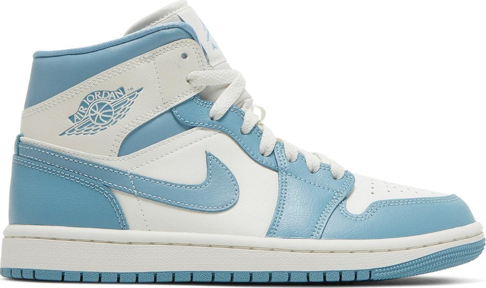 Wmns Air Jordan 1 Mid  University Blue  BQ6472-141