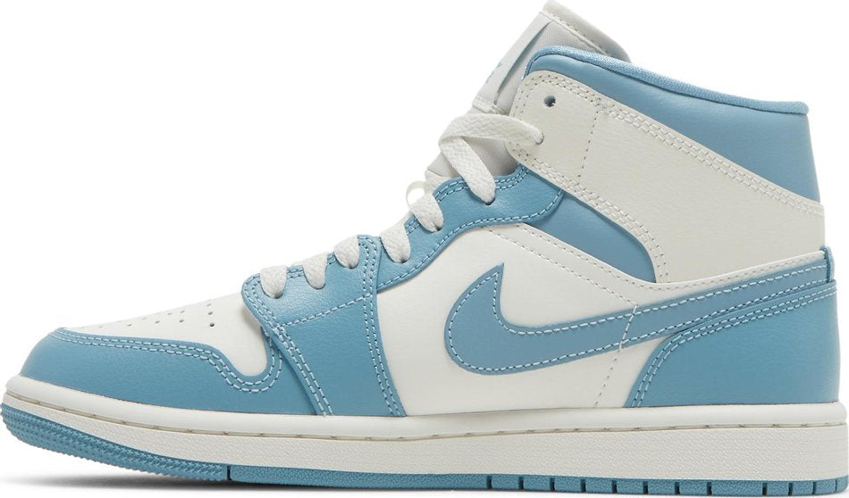 Wmns Air Jordan 1 Mid  University Blue  BQ6472-141