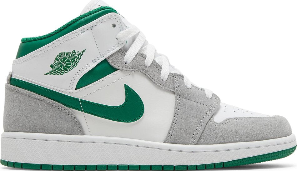 Air Jordan 1 Mid SE GS  Grey Pine Green  DC7248-103