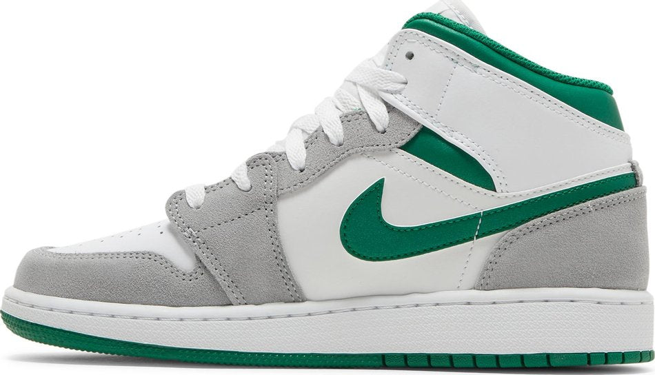 Air Jordan 1 Mid SE GS  Grey Pine Green  DC7248-103