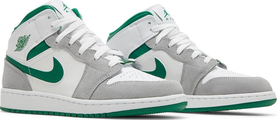 Air Jordan 1 Mid SE GS  Grey Pine Green  DC7248-103