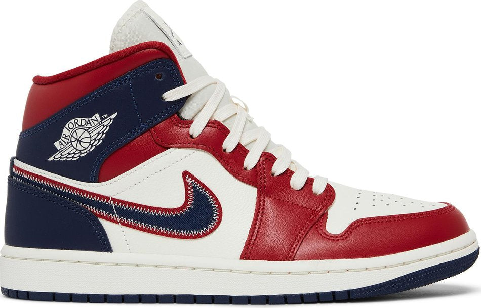 Wmns Air Jordan 1 Mid SE  USA  2022 DQ7648-600