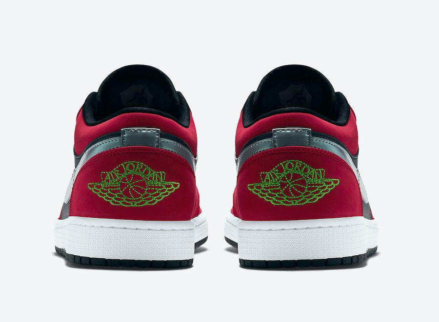 Air Jordan 1 Low  Gym Red Green Pulse  553558-036