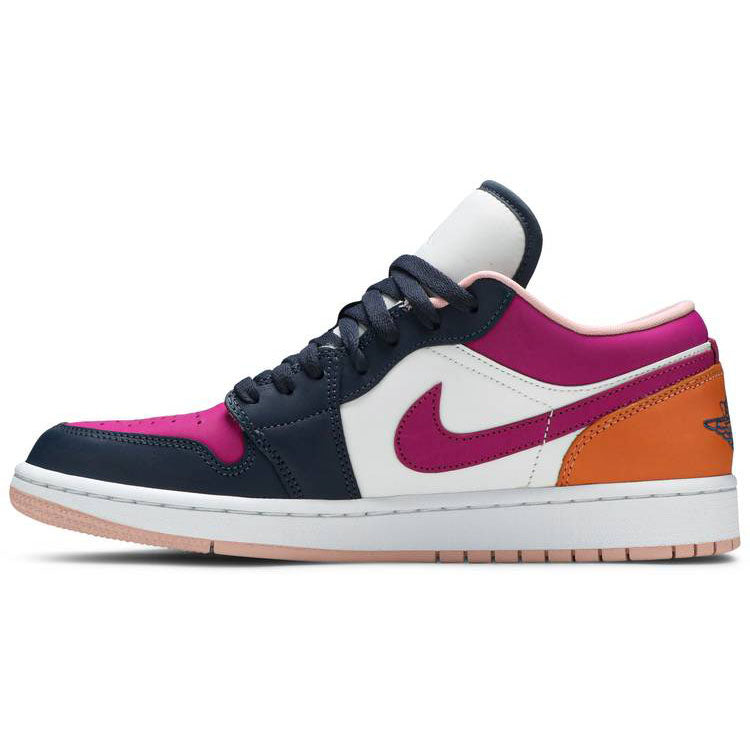 Wmns Air Jordan 1 Low SE  Mismatched-Purple Magenta  DJ4342-400