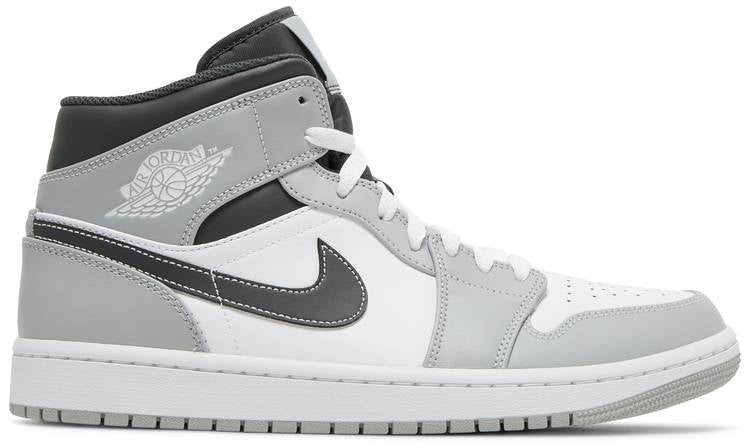 Air Jordan 1 Mid  Light Smoke Grey  554724-078