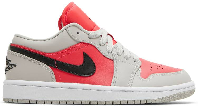 Air Jordan 1 Low  Light Iron Ore Siren Red  DC0774-060