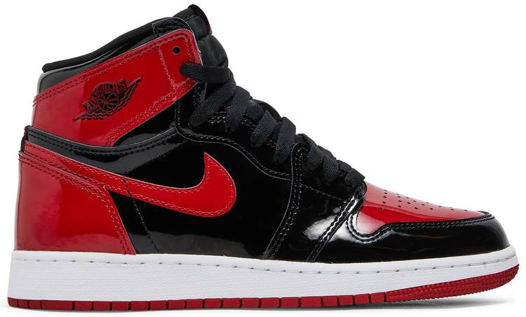 Air Jordan 1 Retro High OG GS  Patent Bred  575441-063