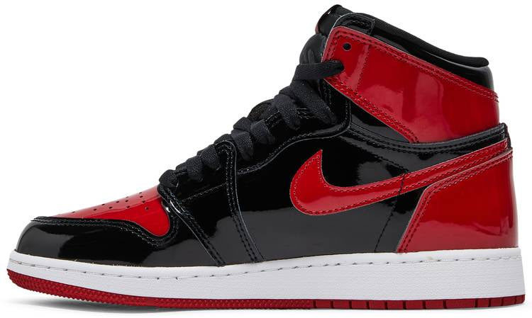 Air Jordan 1 Retro High OG GS  Patent Bred  575441-063