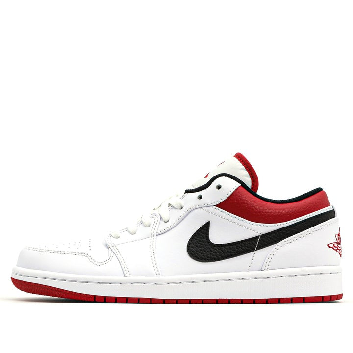 Air Jordan 1 Low  White University Red  553558-118